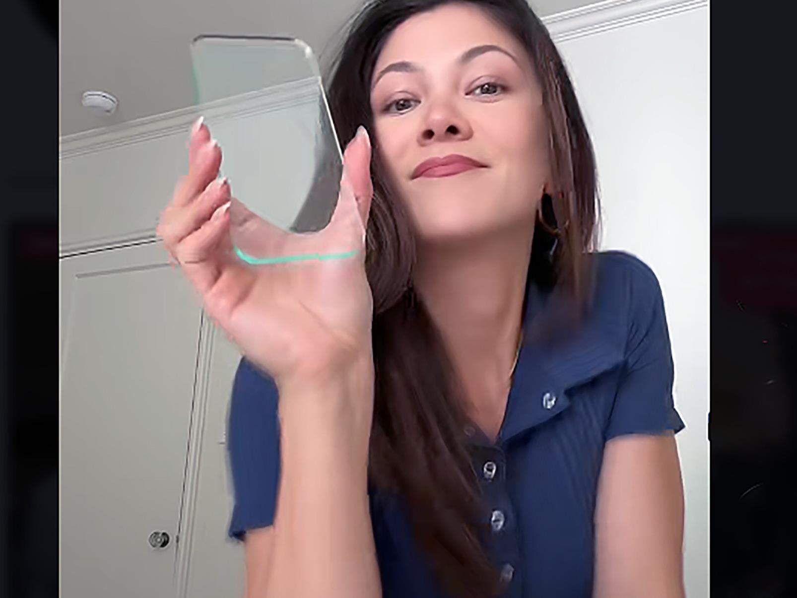 Woman With A Transparent Phone Blows Up The Internet In A Viral Video