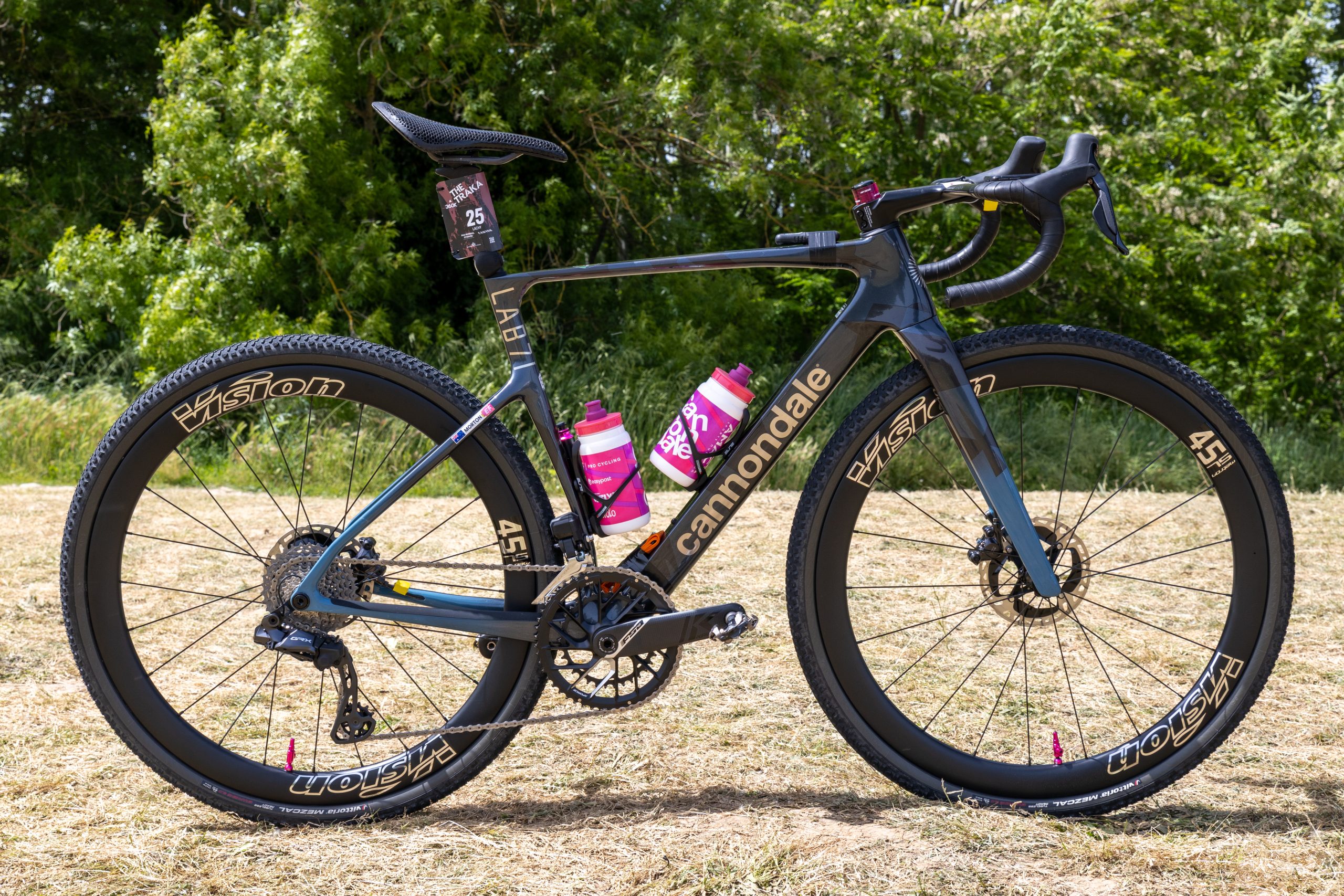 Lachlan Morton's Cannondale SuperX LAB71 for the 2025 Traka 360