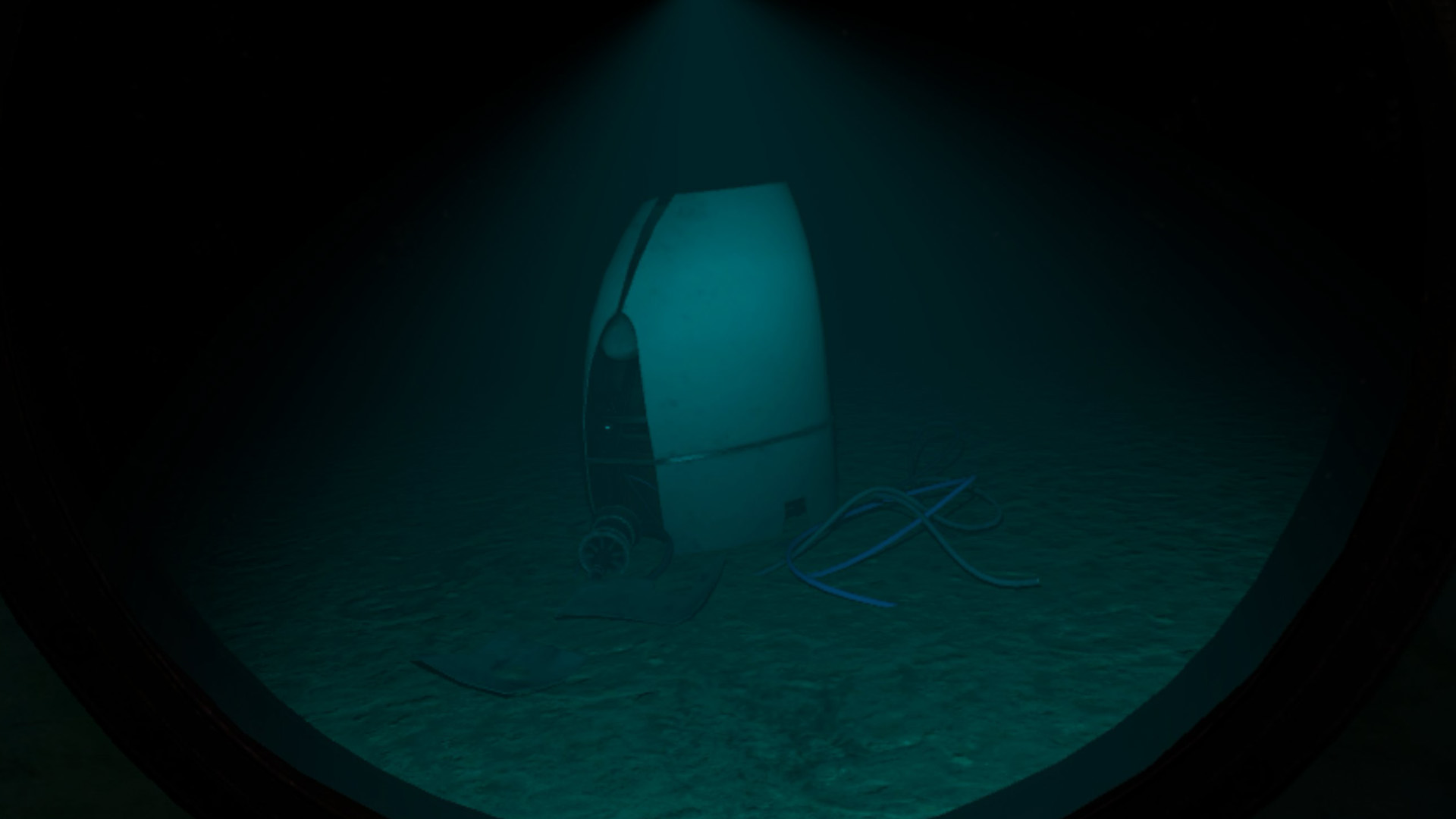 View of the OceanGate wreck in Titanic VR.