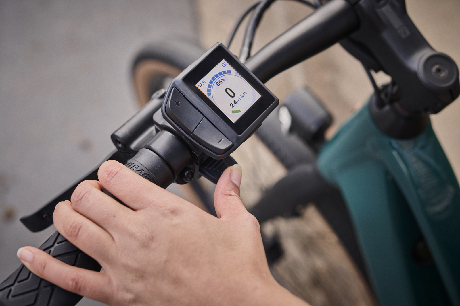Throttle lever on Trek FX 1.
