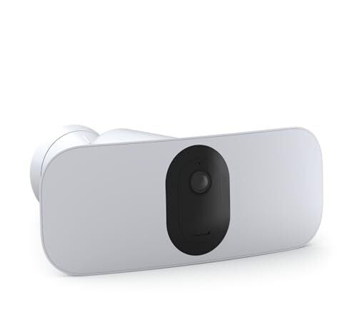 Arlo Pro 3 Floodlight Wireless Camera, Color Night Vision, Motion Sensor, 2-Way Audio, White, 1-Pack (Renewed)