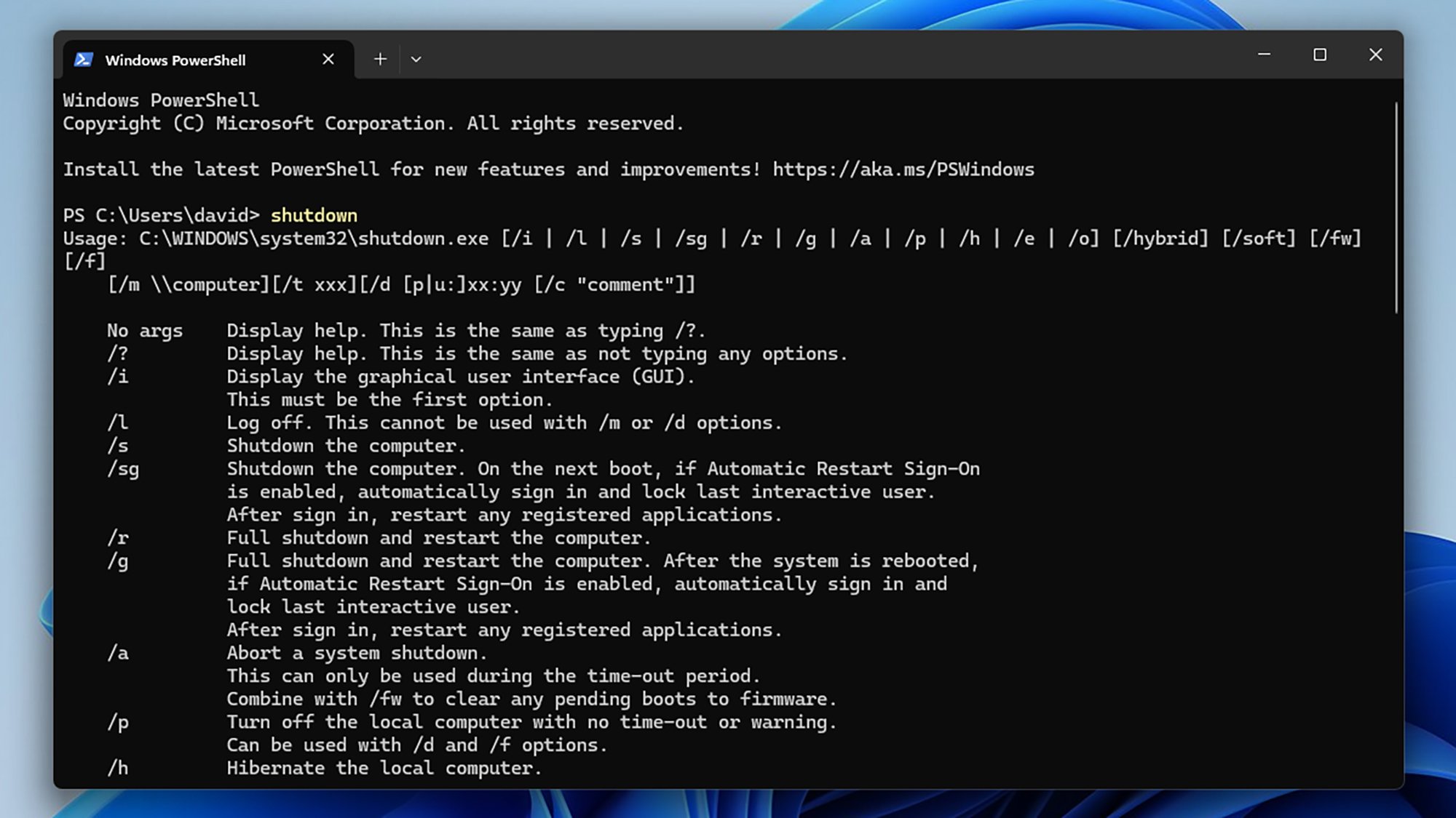 Windows PowerShell