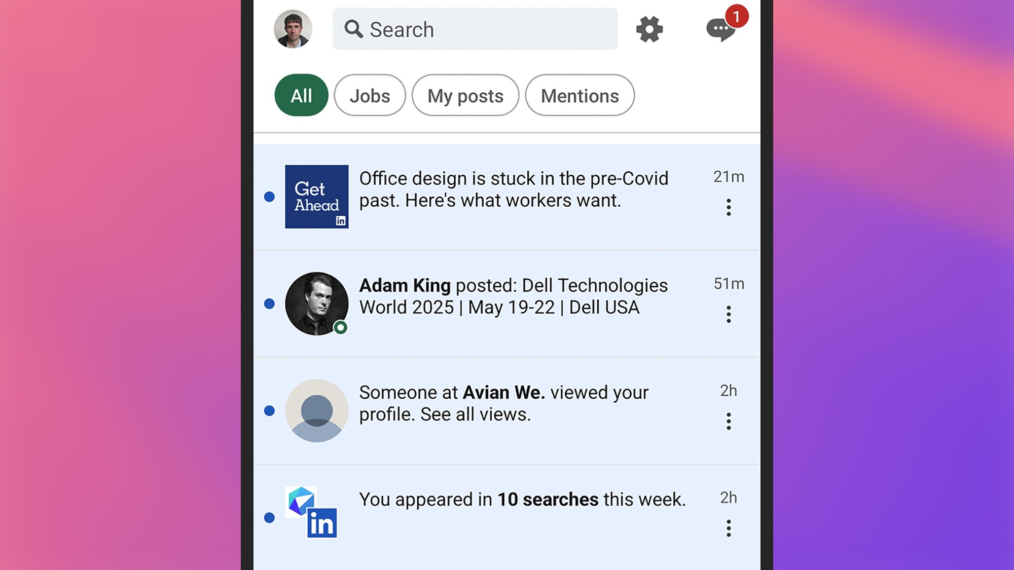 LinkedIn app