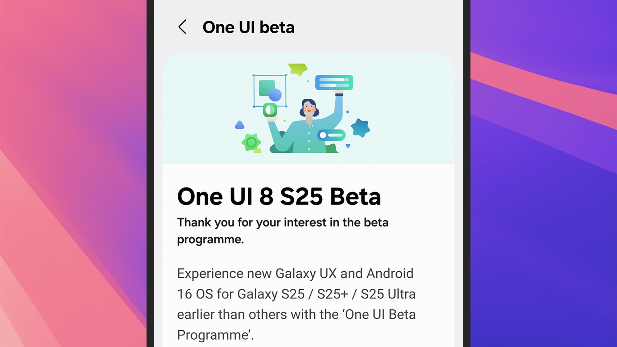 One UI 8 beta