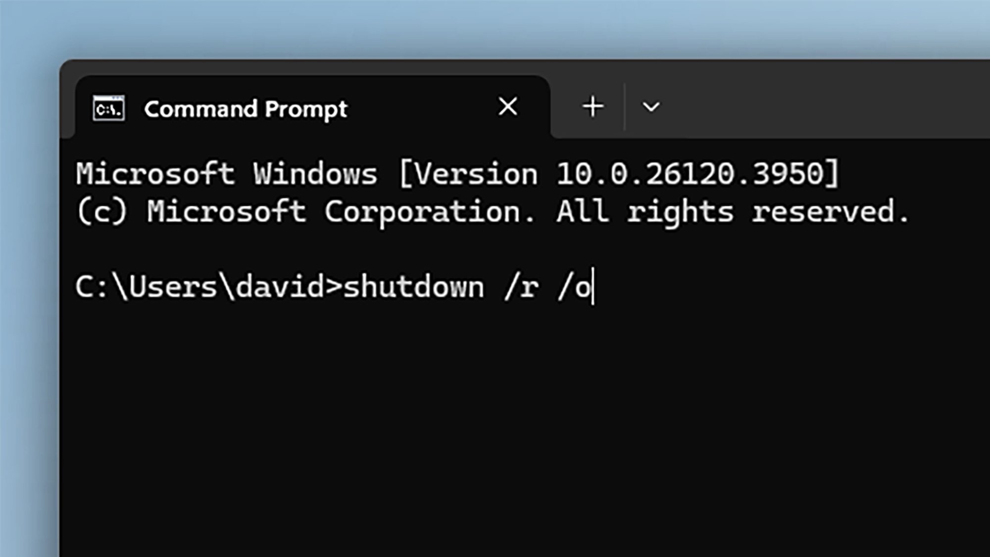 Command prompt