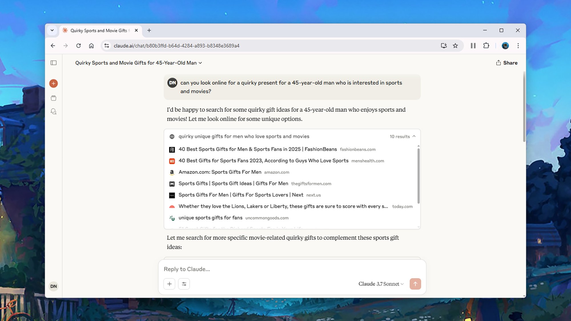 Claude AI web search
