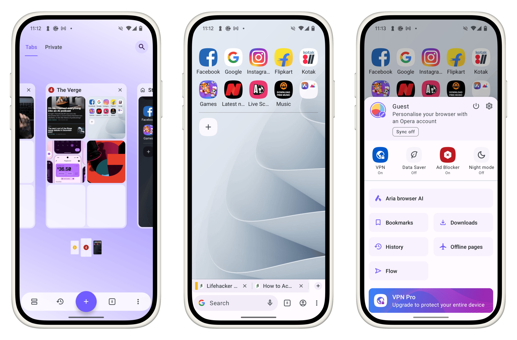 Opera browser Android