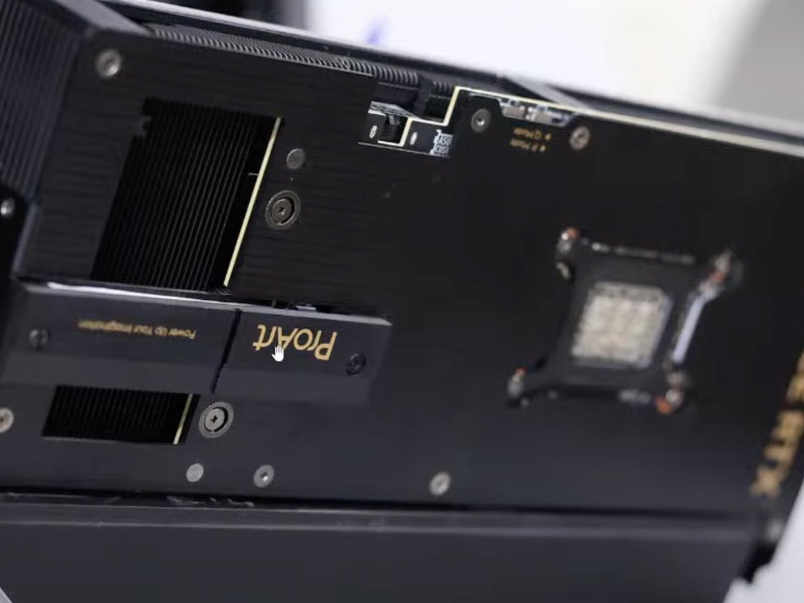 ASUS Unveils ProArt RTX 5080 With Built-In SSD And A Literal GPU Twist