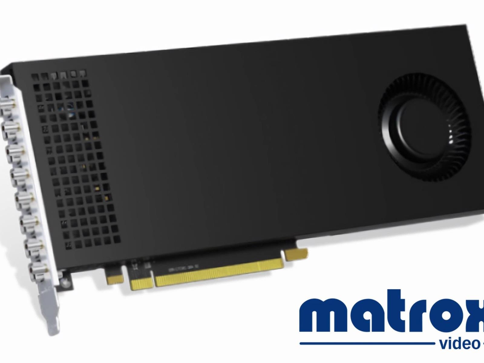 Matrox Unveils Wild LUMA Pro A380 Octal Graphics Card With Dual Intel Arc GPUs