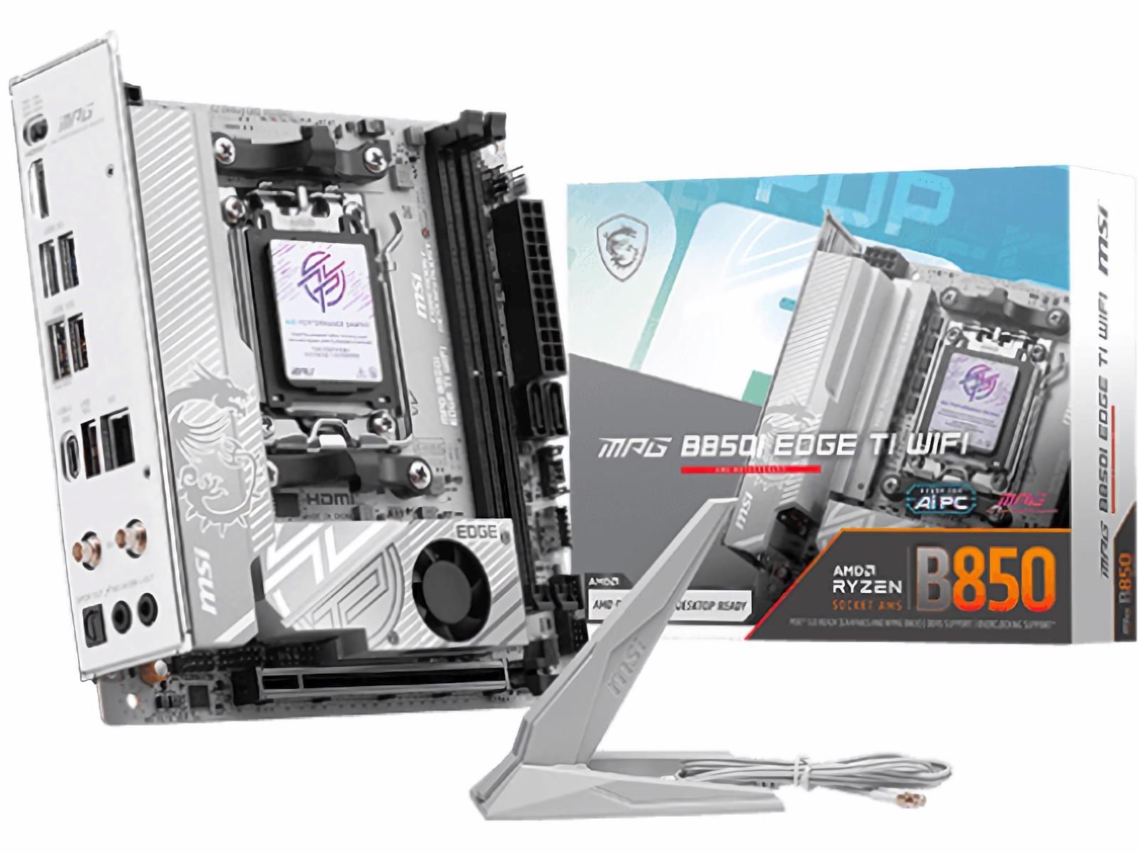 MSI Unveils MPG B850I EDGE TI WIFI To Build An Elite Compact Ryzen Gaming PC