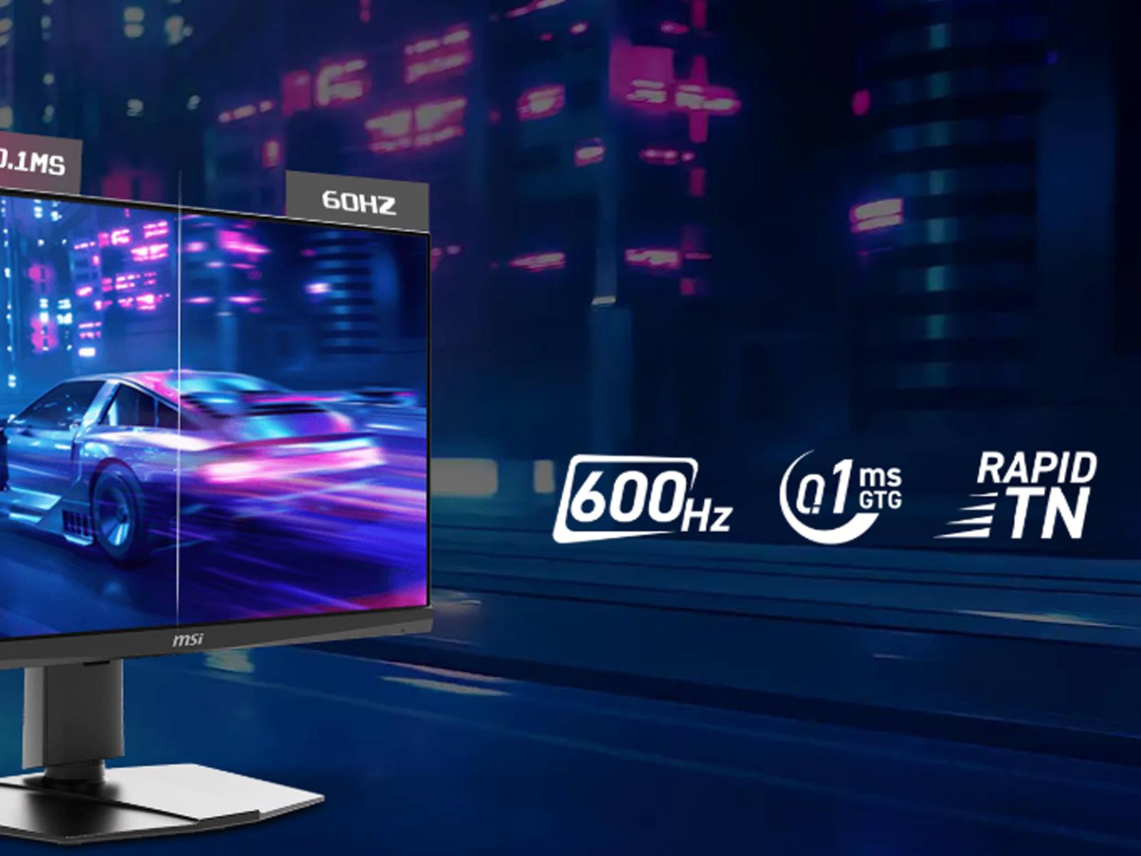MSI Unveils A Blistering 600Hz Gaming Monitor To Torch Your Esports Foes
