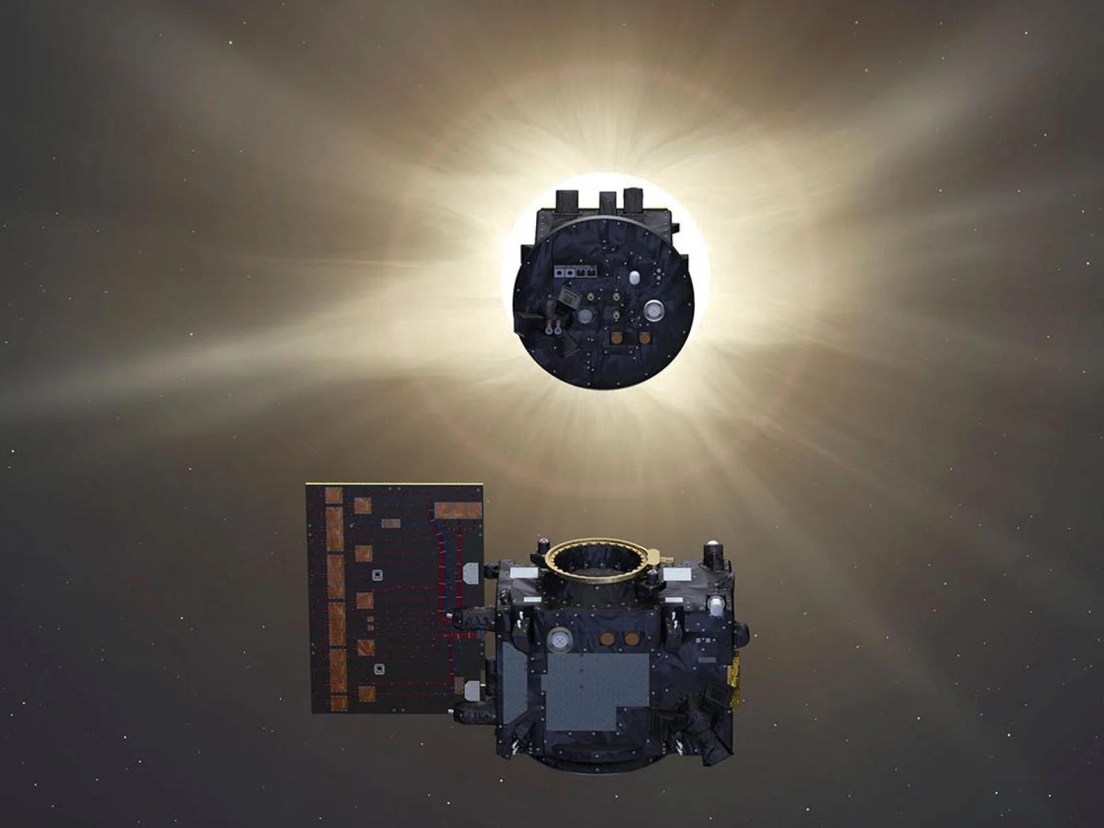 ESA Satellites Create First Artificial Solar Eclipse In Orbit And The Photos Are Stunning