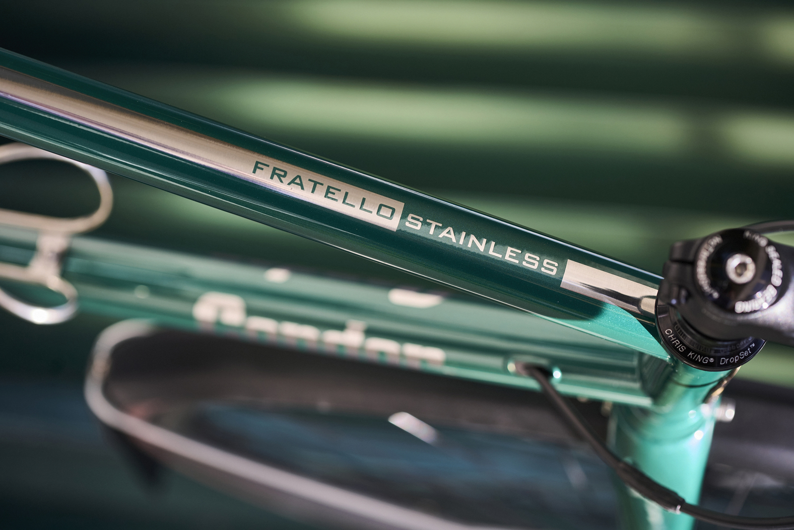 The bike uses Columbus XCr stainless steel which is stronger than Spirit steel.