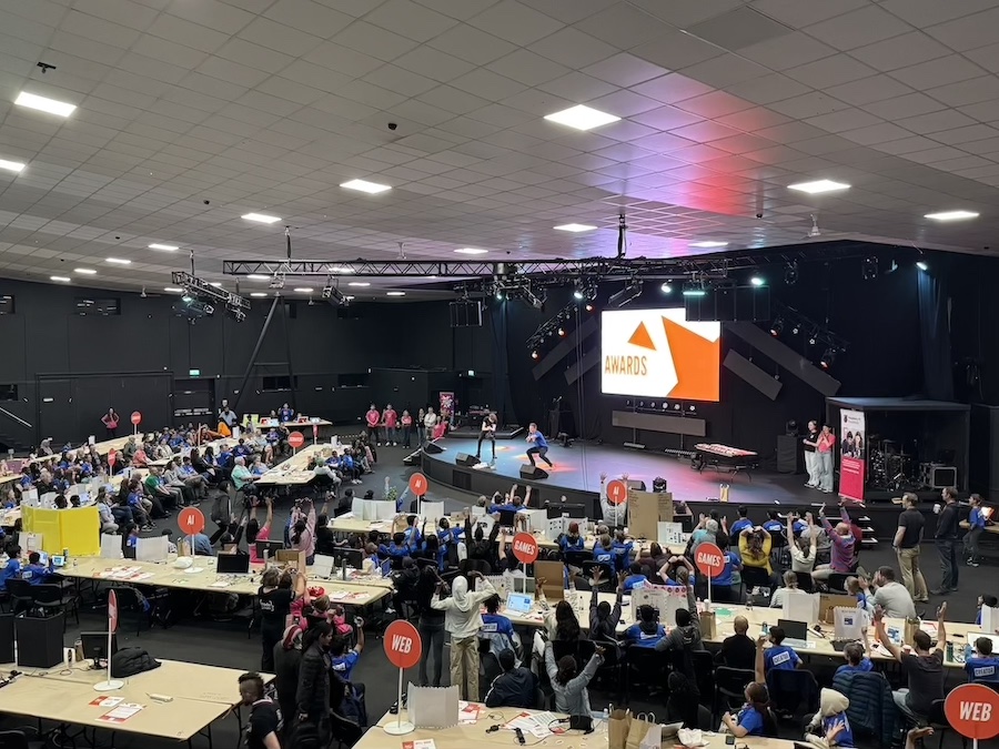Greg hosting the awards ceremony where every participant received an award along with a few being given the extra recognition of judges’ favourite.