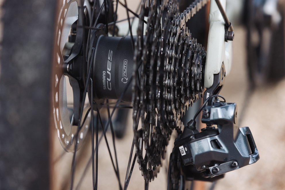Shimano Q'Auto hub and Cues on gravel bike