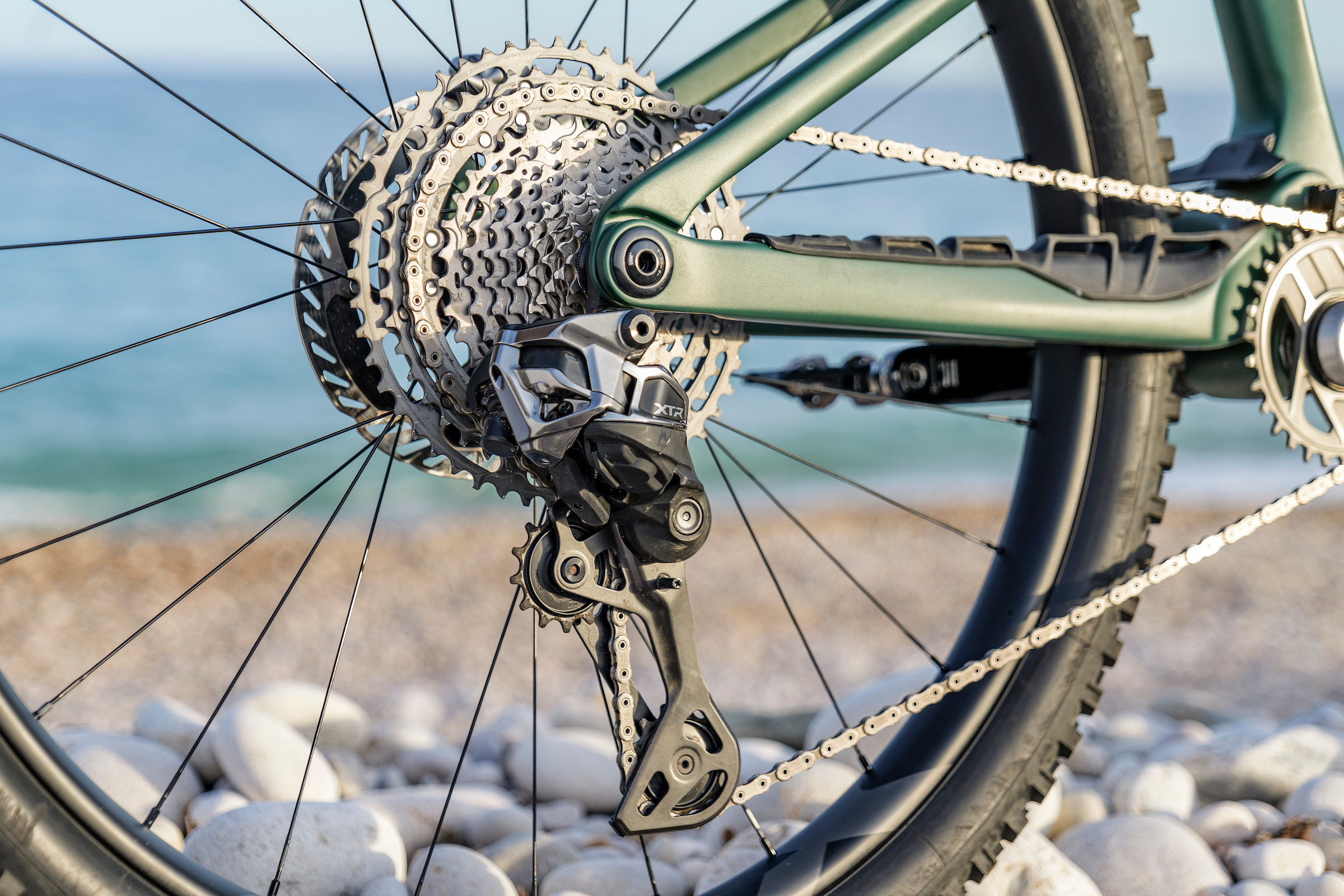 Shimano XTR derailleur cassette