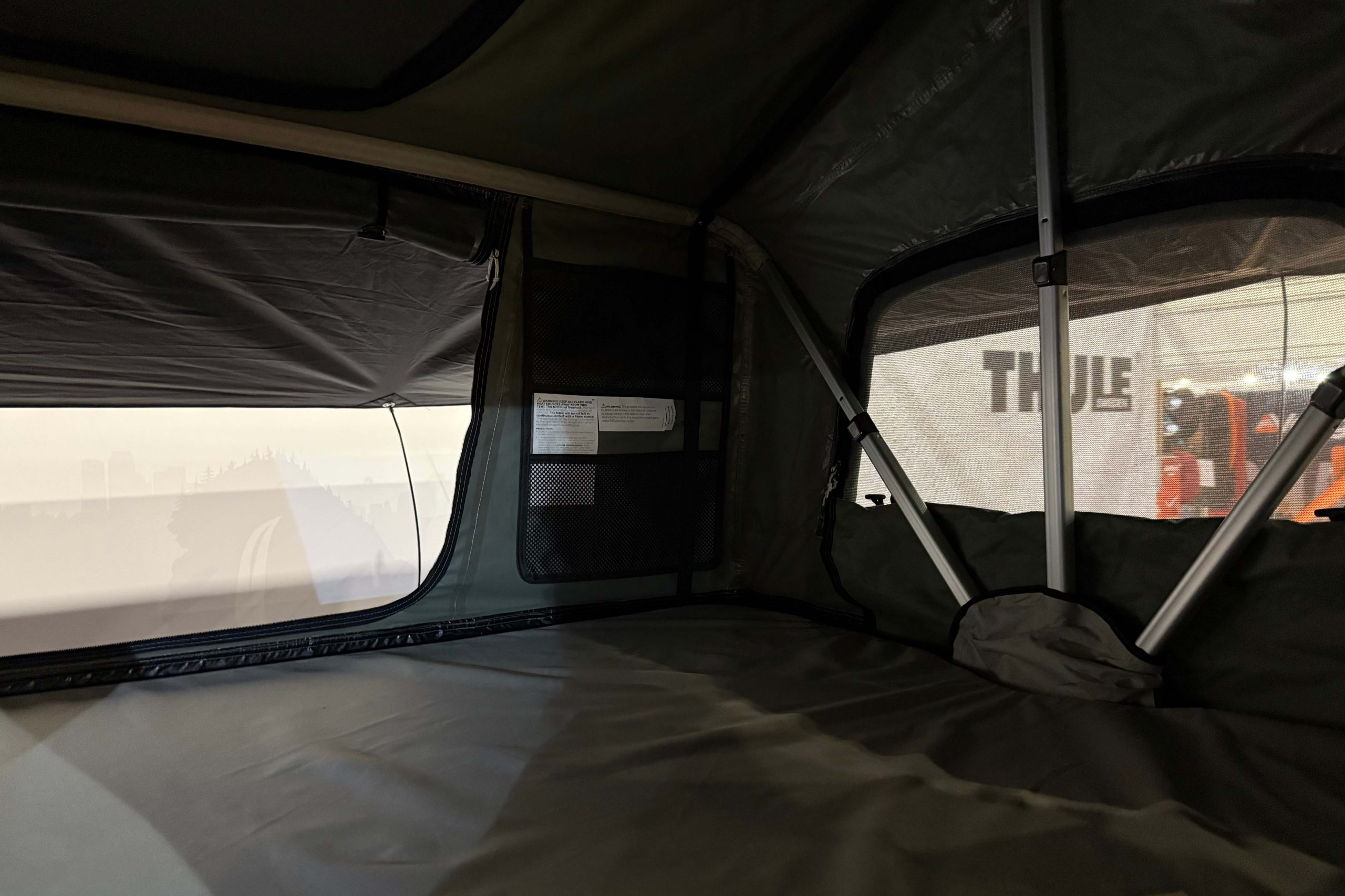 Thule Tepui Foothill roof tent inside