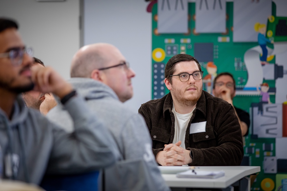 Teachers at a workshop.