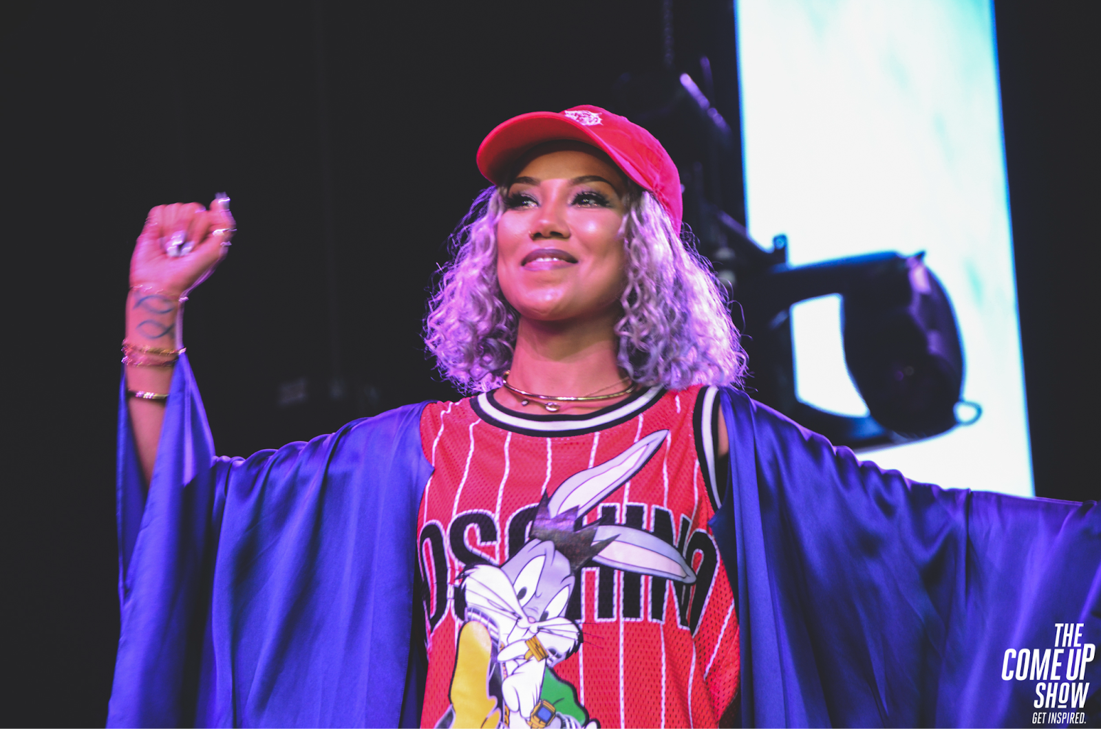 Jhené Aiko, an R&B singer-songwriter