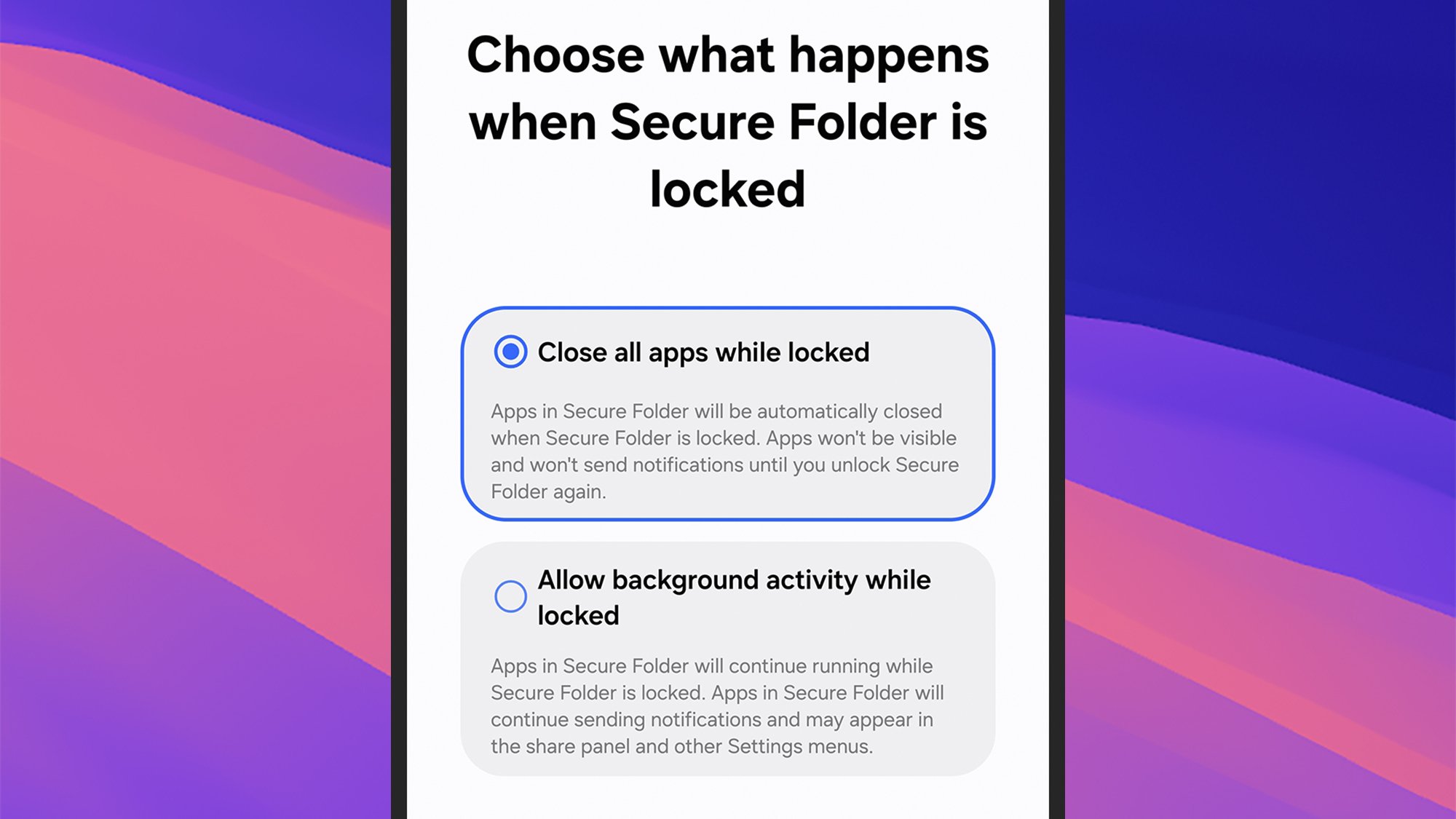Samsung Secure Folder