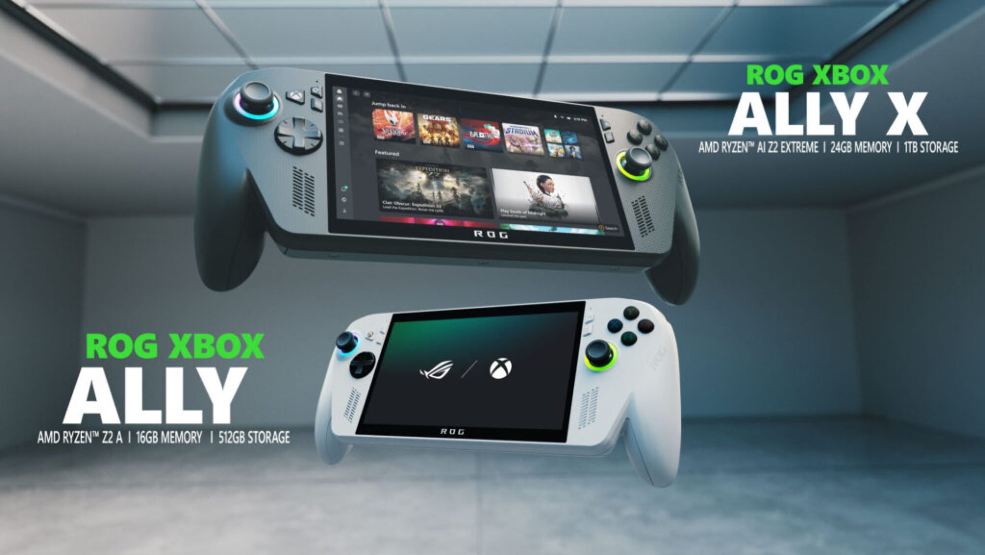 ROG Xbox Ally and ROG Xbox Ally X