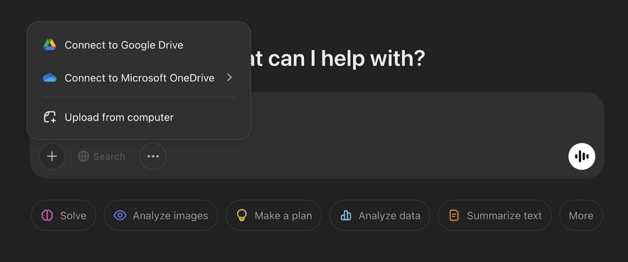 screenshot of chatgpt output