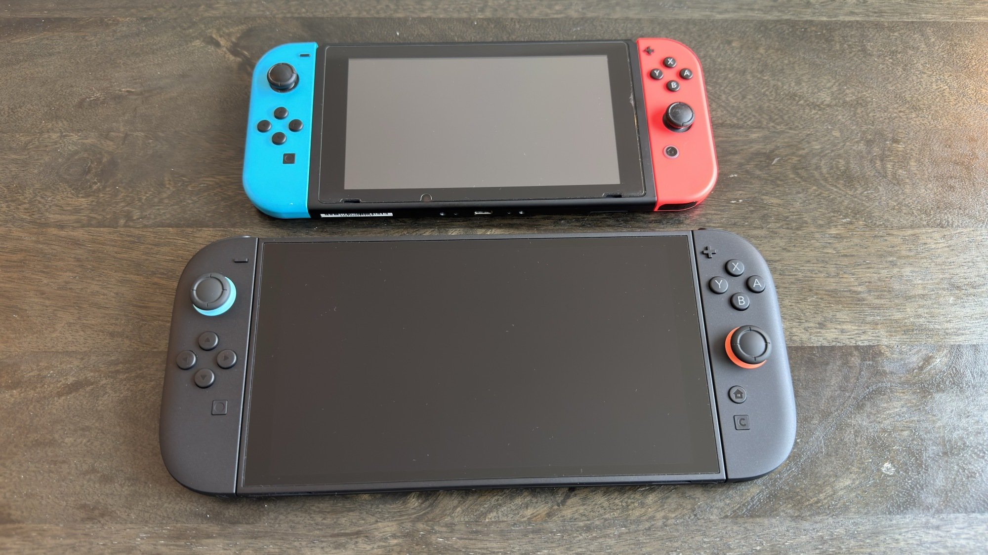 Switch next to Switch 2