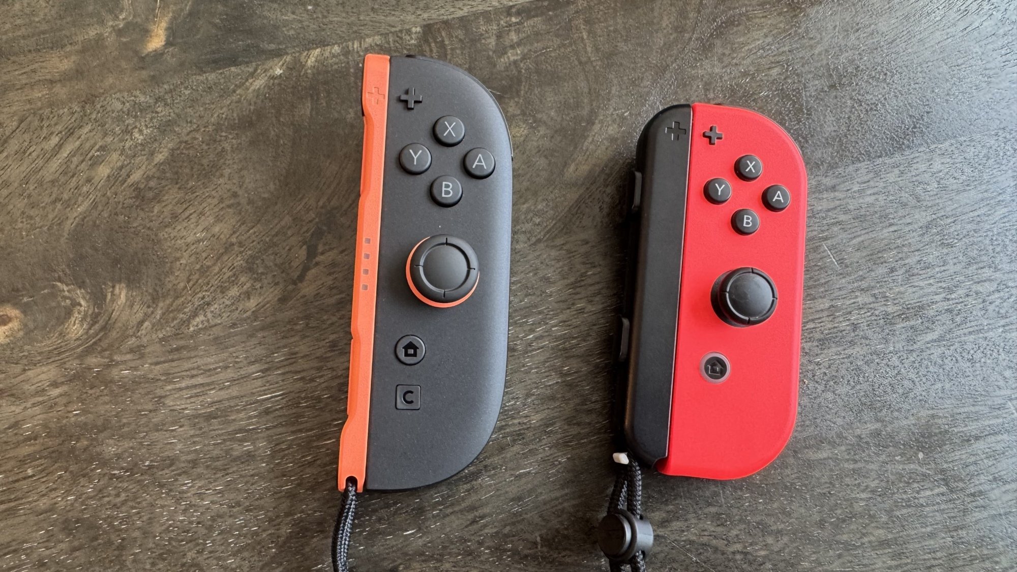 Joy-con 2 next to Joy-con