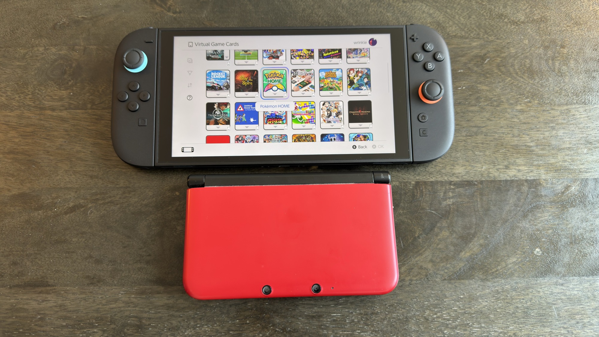 Switch 2 next to 3DS