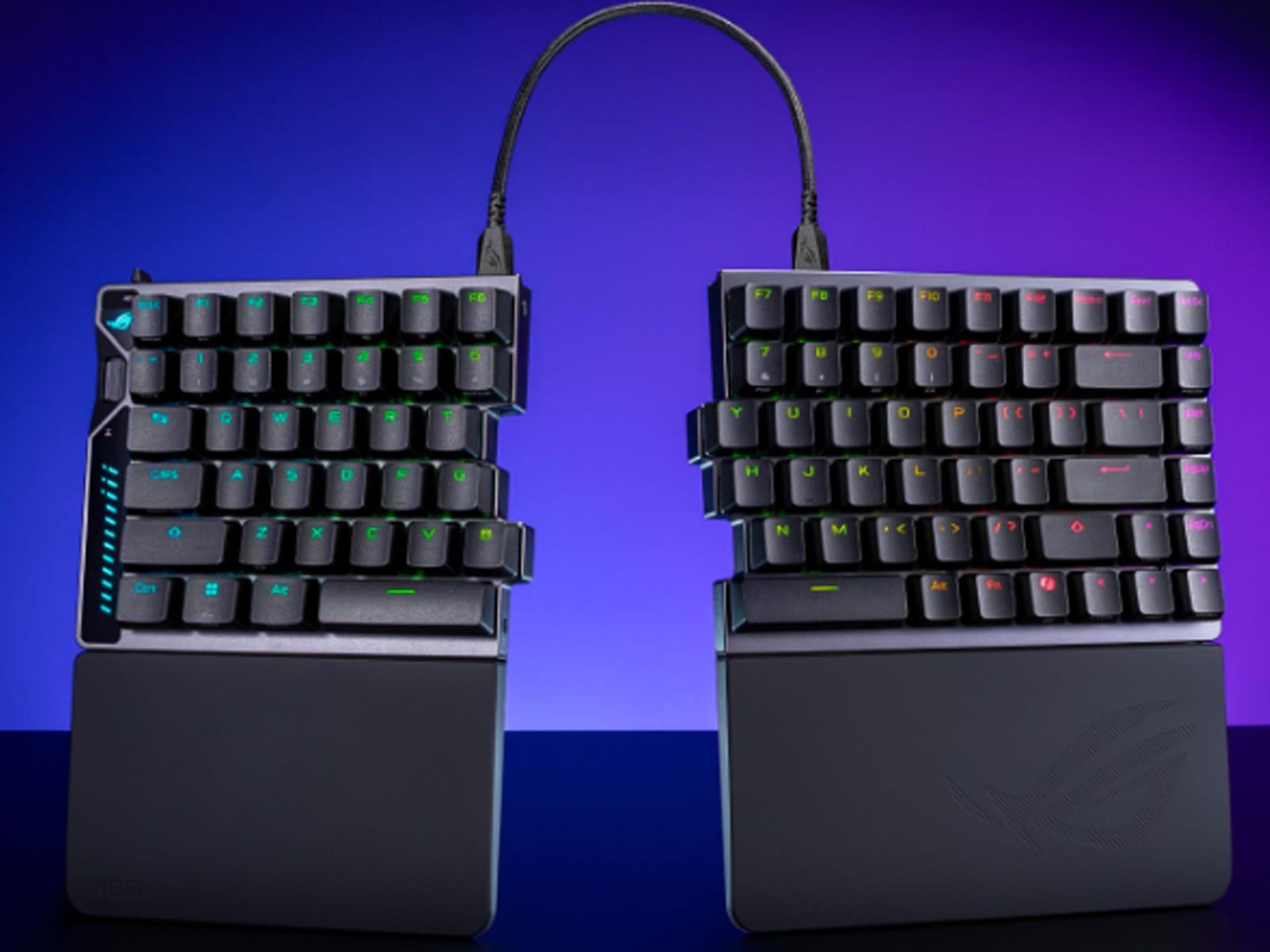 ASUS ROG Falcata Split Gaming Keyboard Brings Relief To Your Wrists, Pain To Your Wallet