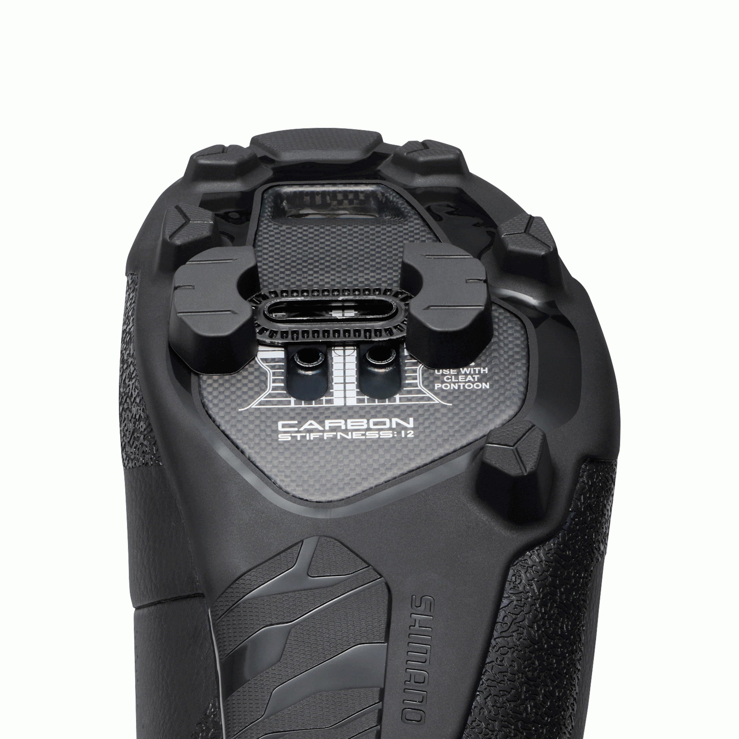 Shimano RX910 S-Phyre gravel shoes gif showing different positions of Pontoon cleat system.