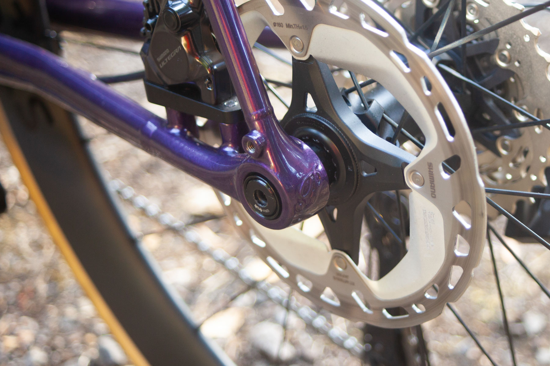 Pashley P logo on a dropout