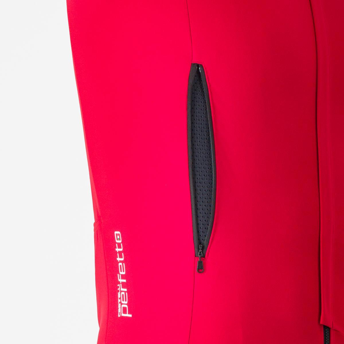 Castelli zip close up.