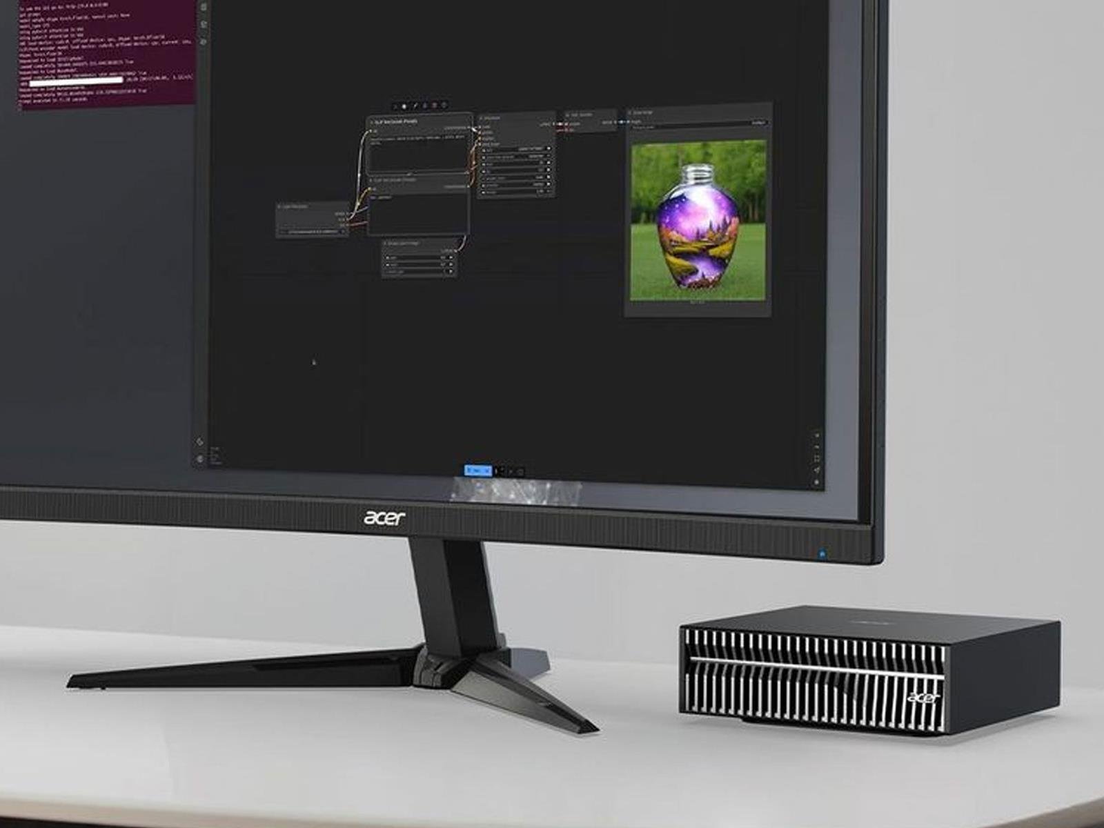 Acer Veriton GN100 AI Mini Workstation Packs NVIDIA's GB10 Grace Blackwell Superchip