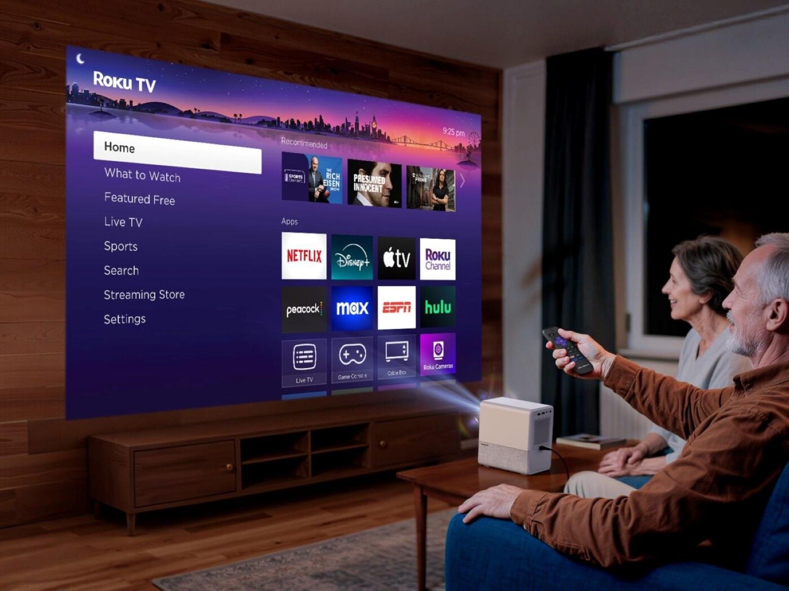 Roku Launches Its First Smart TV Projector, The DR1 Cube With Roku OS And Live TV