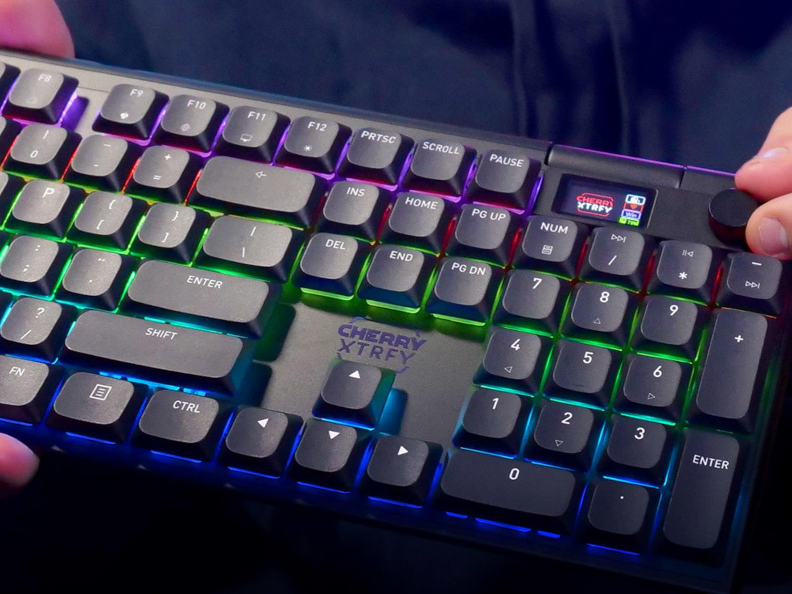 Cherry Xtrfy Unveils MX 10.1 Wireless Mechanical Keyboard With Rotary Knob & Built-In Display