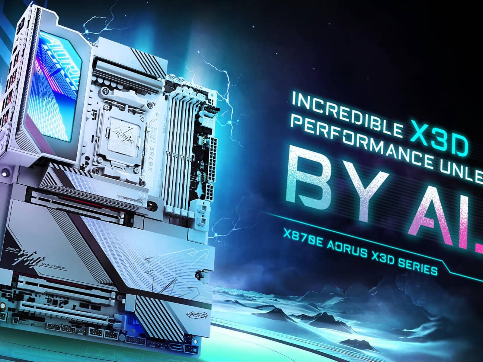 Gigabyte's New Motherboards For Ryzen Tap AI For A 25% FPS Boost And 9500+ MT/s RAM