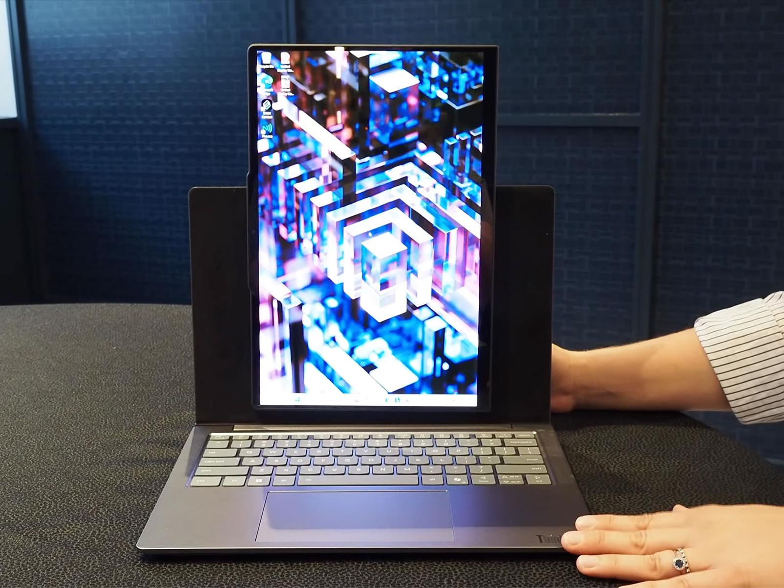 First-Look: Lenovo Shows Off Rotating ThinkBook VertiFlex Concept At IFA