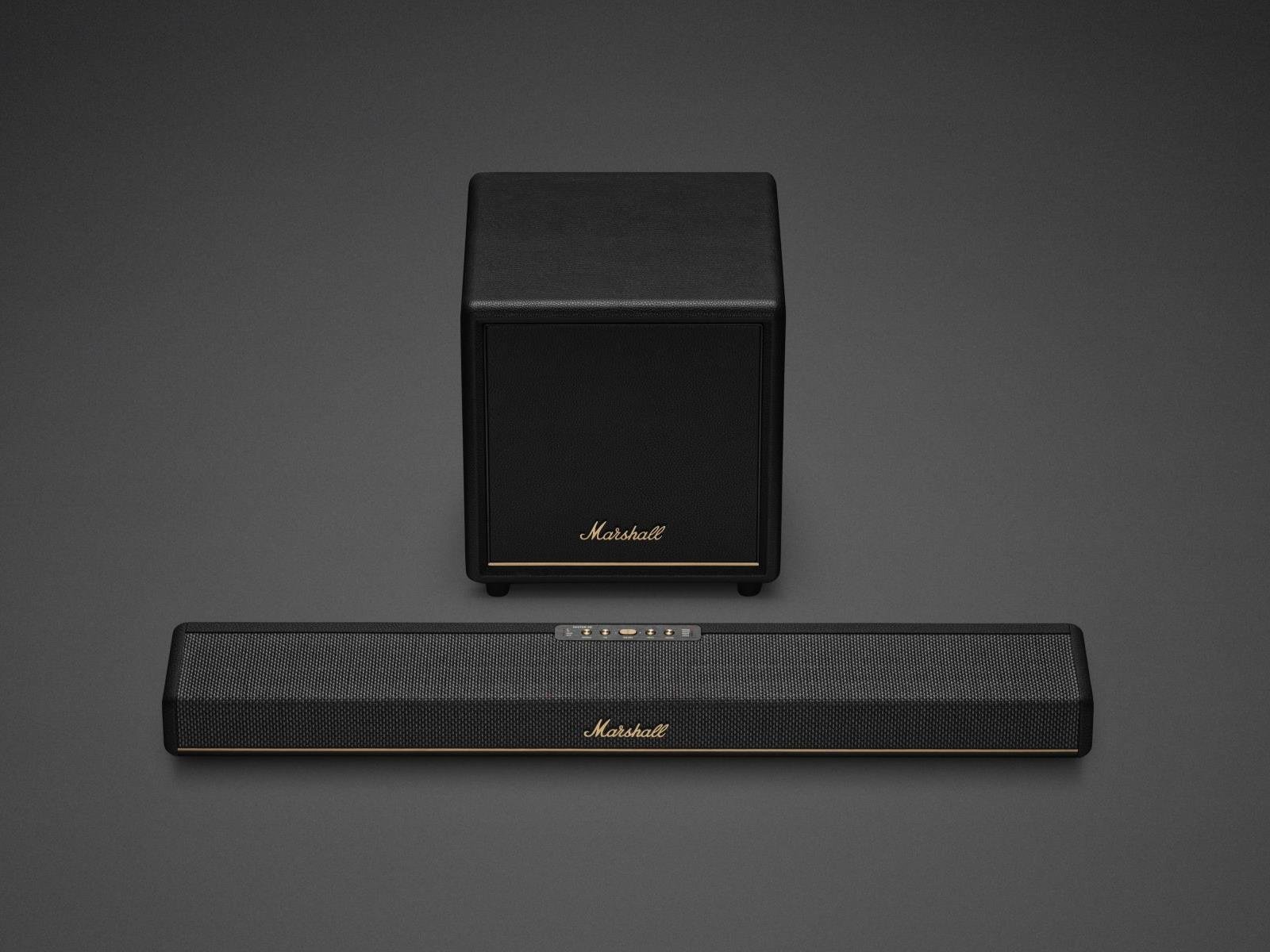 Marshall Heston 60 Soundbar And Sub 200 Subwoofer Bring Vintage Vibes And Room-Shaking Bass