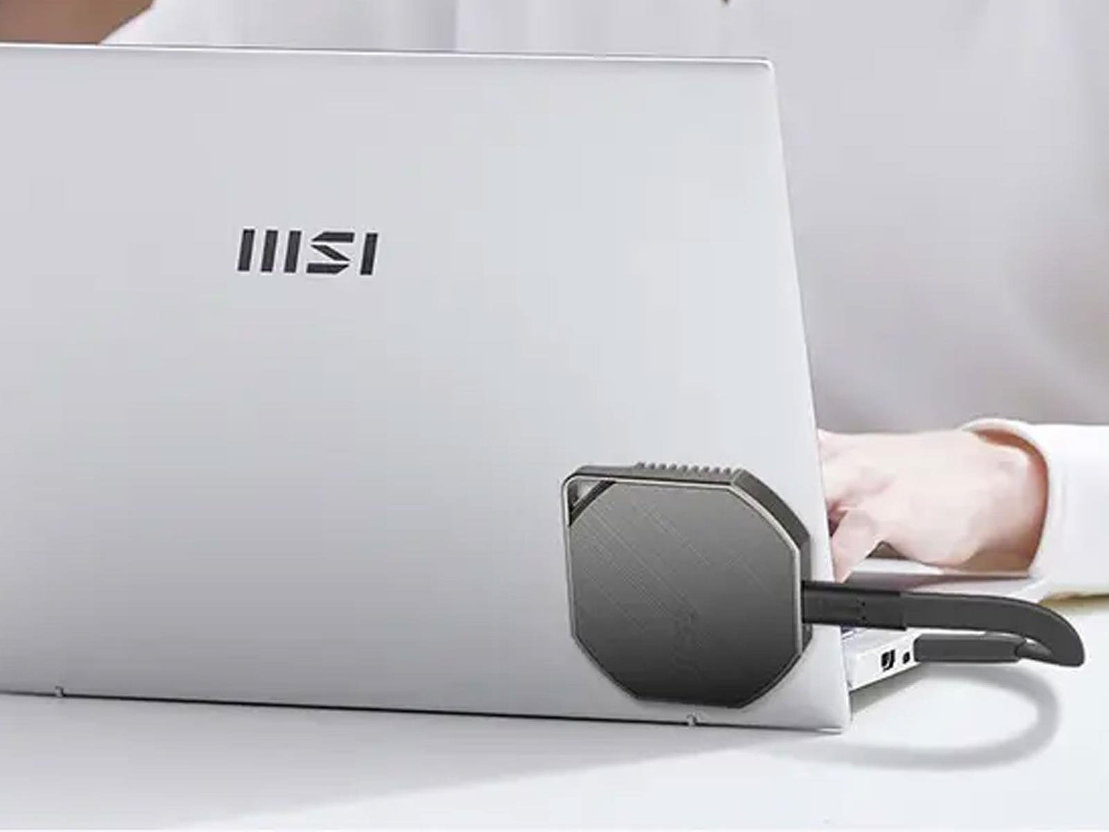 MSI Unveils Speedy Datamag 40Gbps Portable SSD With A Cool Magnetic Trick