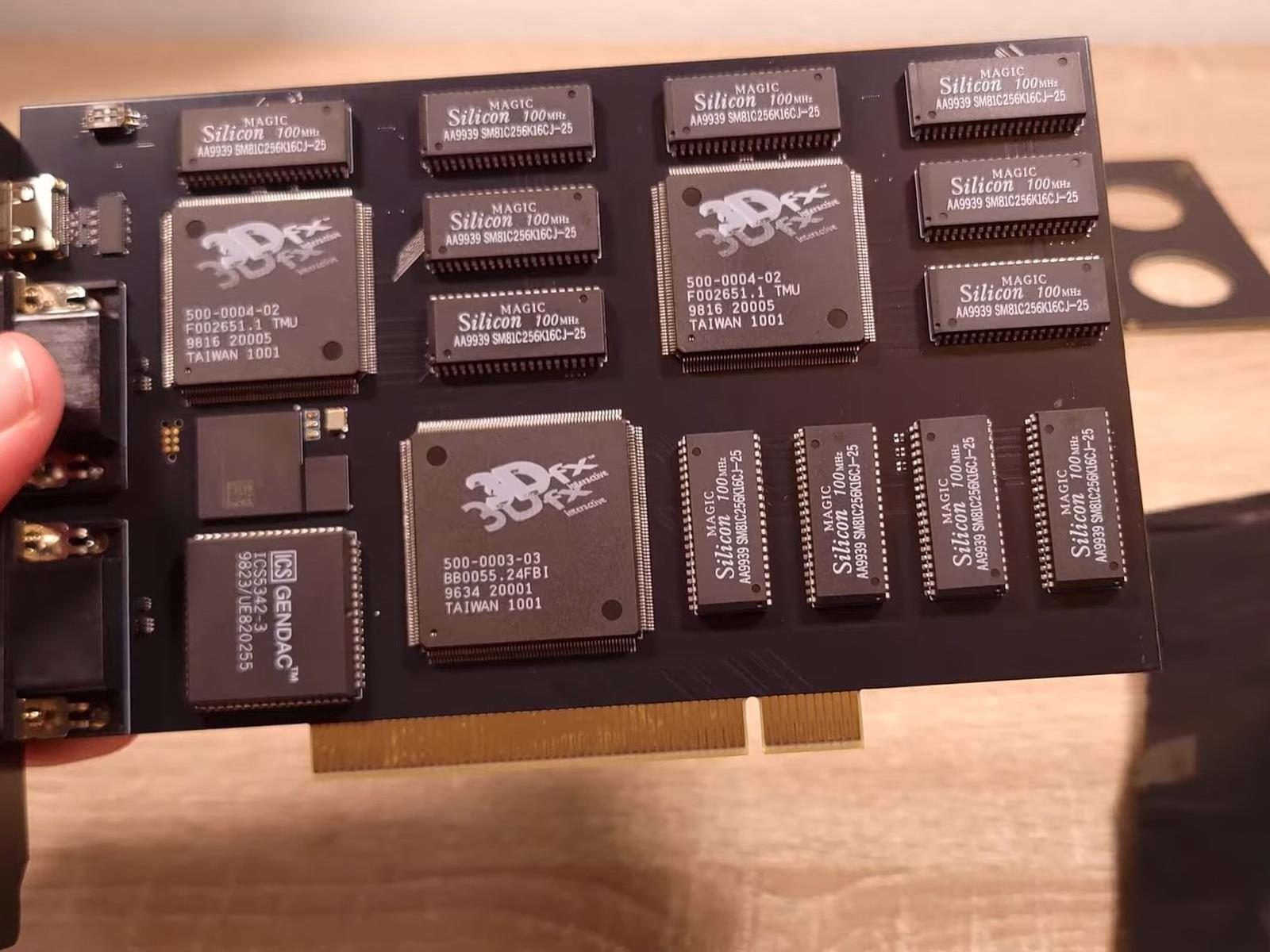 3dfx Voodoo Card Modded With Extra Chips & VRAM Unleashes A Classic Gaming GPU