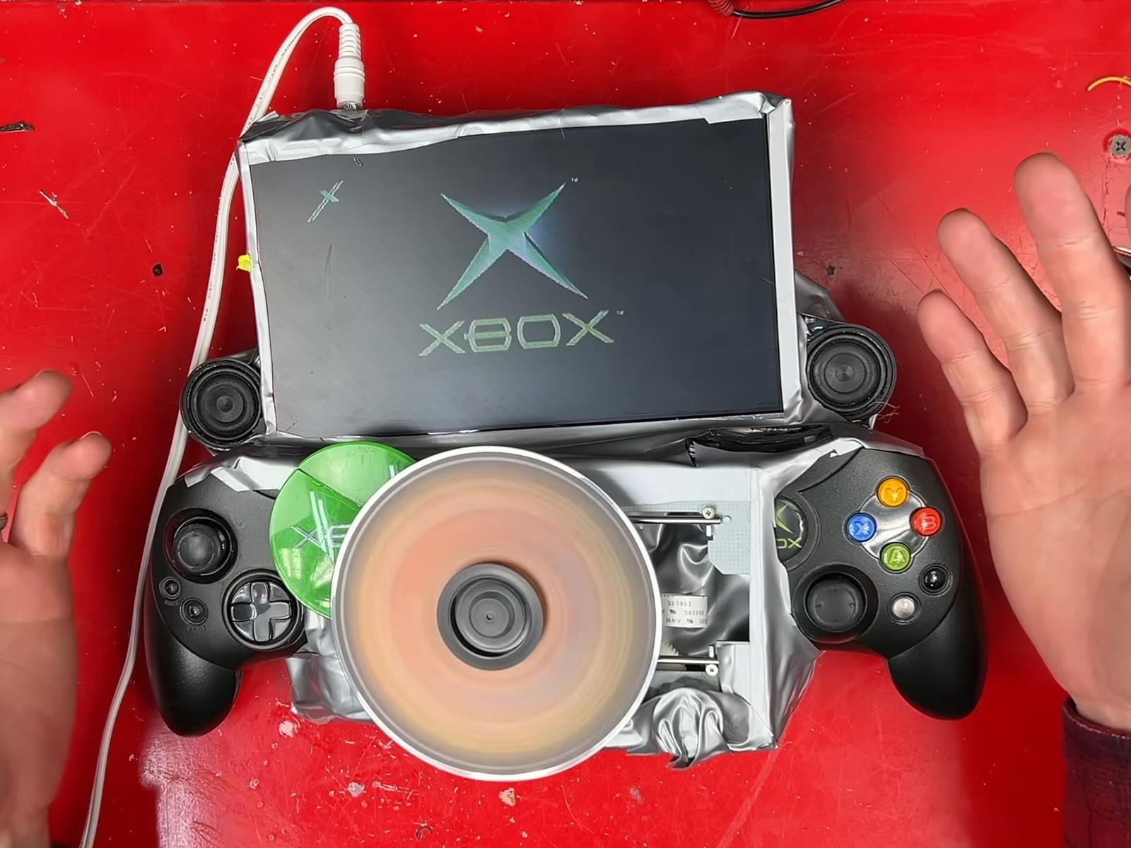 Forget The ROG Xbox Ally, Modder Turns An OG Xbox Into A Hilarious Gaming Handheld