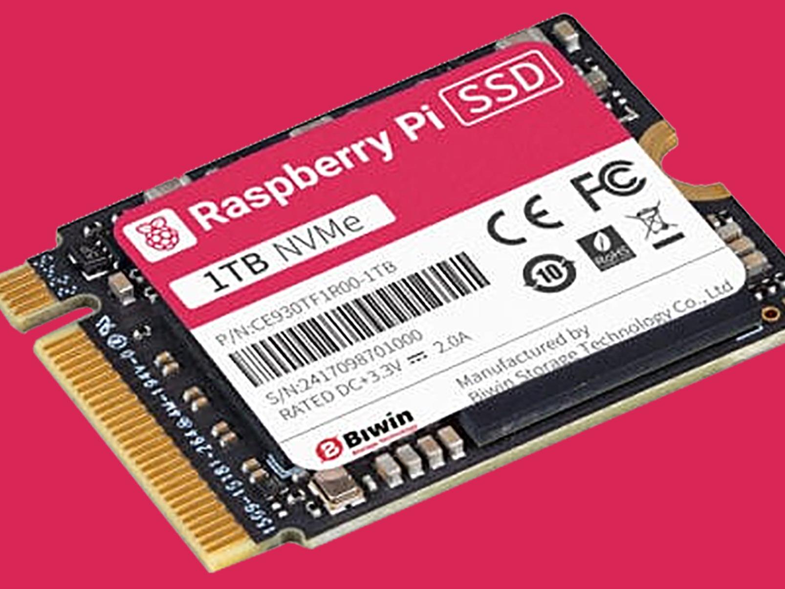 1TB Raspberry Pi SSD Arrives For A Fast And Affordable Pi 5 Storage Boost