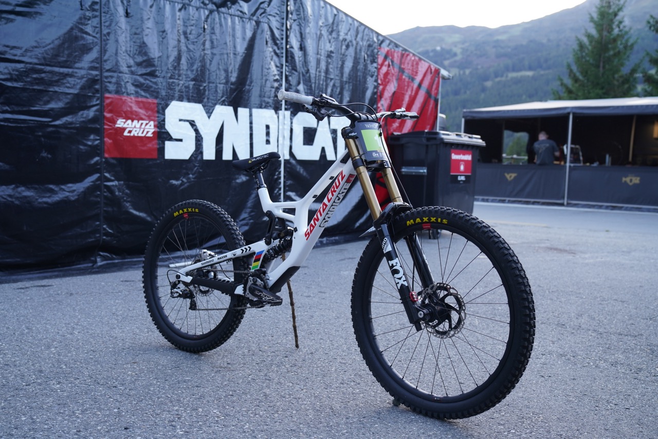 Jackson Goldstone's Santa Cruz V10 at Lenzerheide