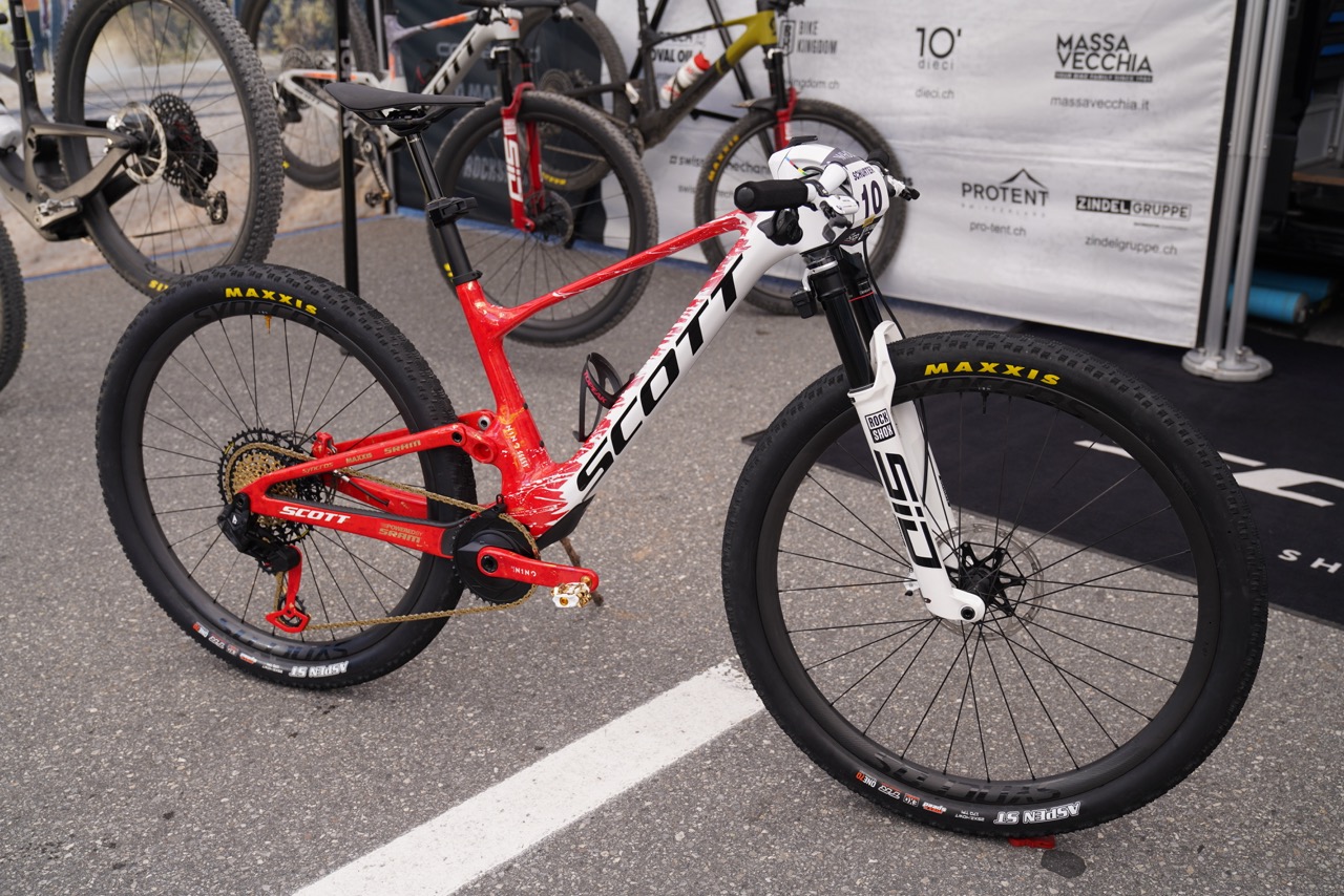 Nino Schurter's Scott Spark at Lenzerheide 2025