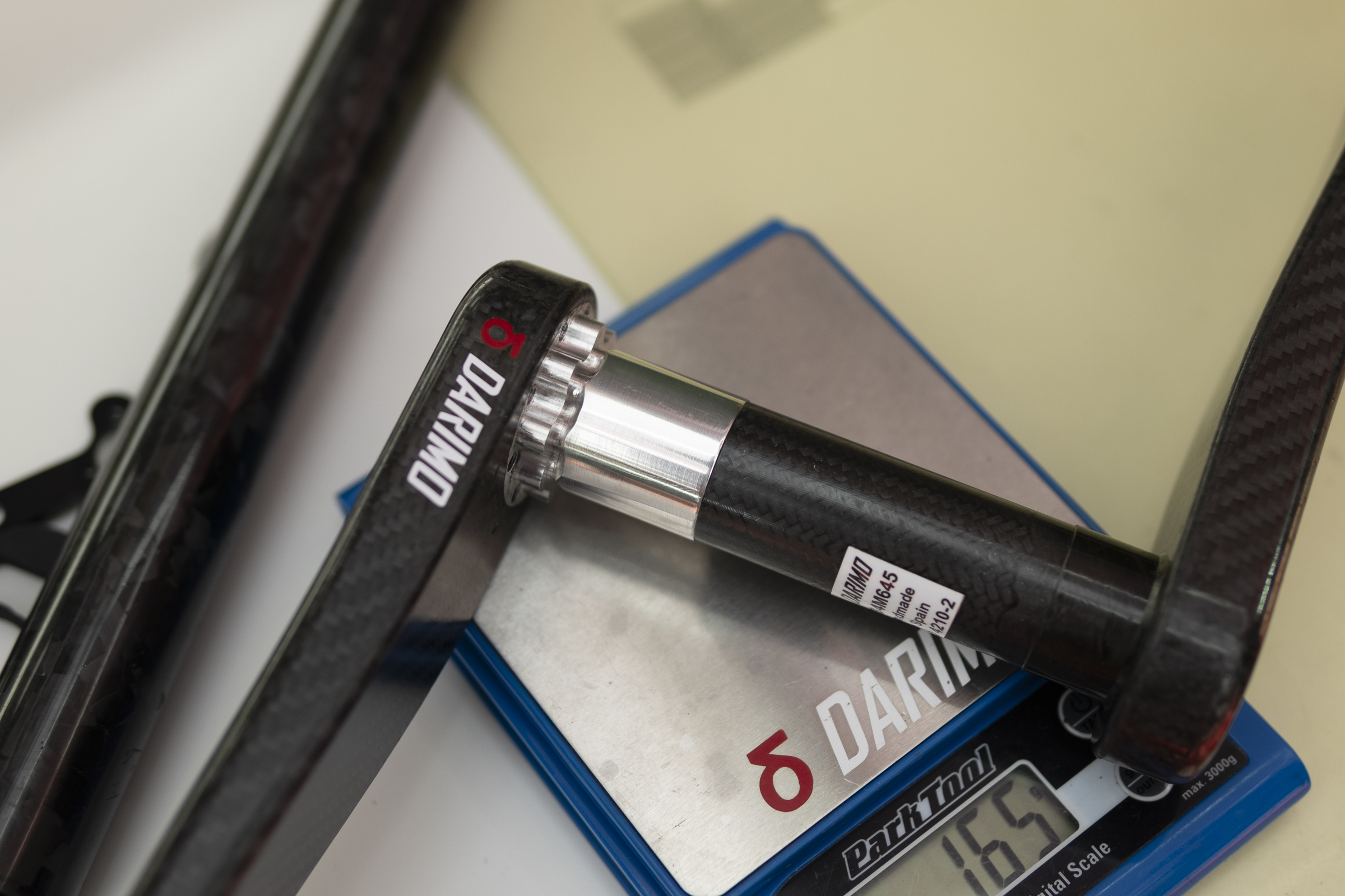 Dangerholm Scott Scale RC SL gravel bike – crankset detail