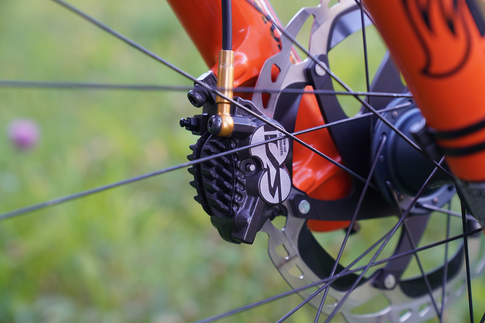 Danny Hart's Norco DH with Shimano Saint brakes