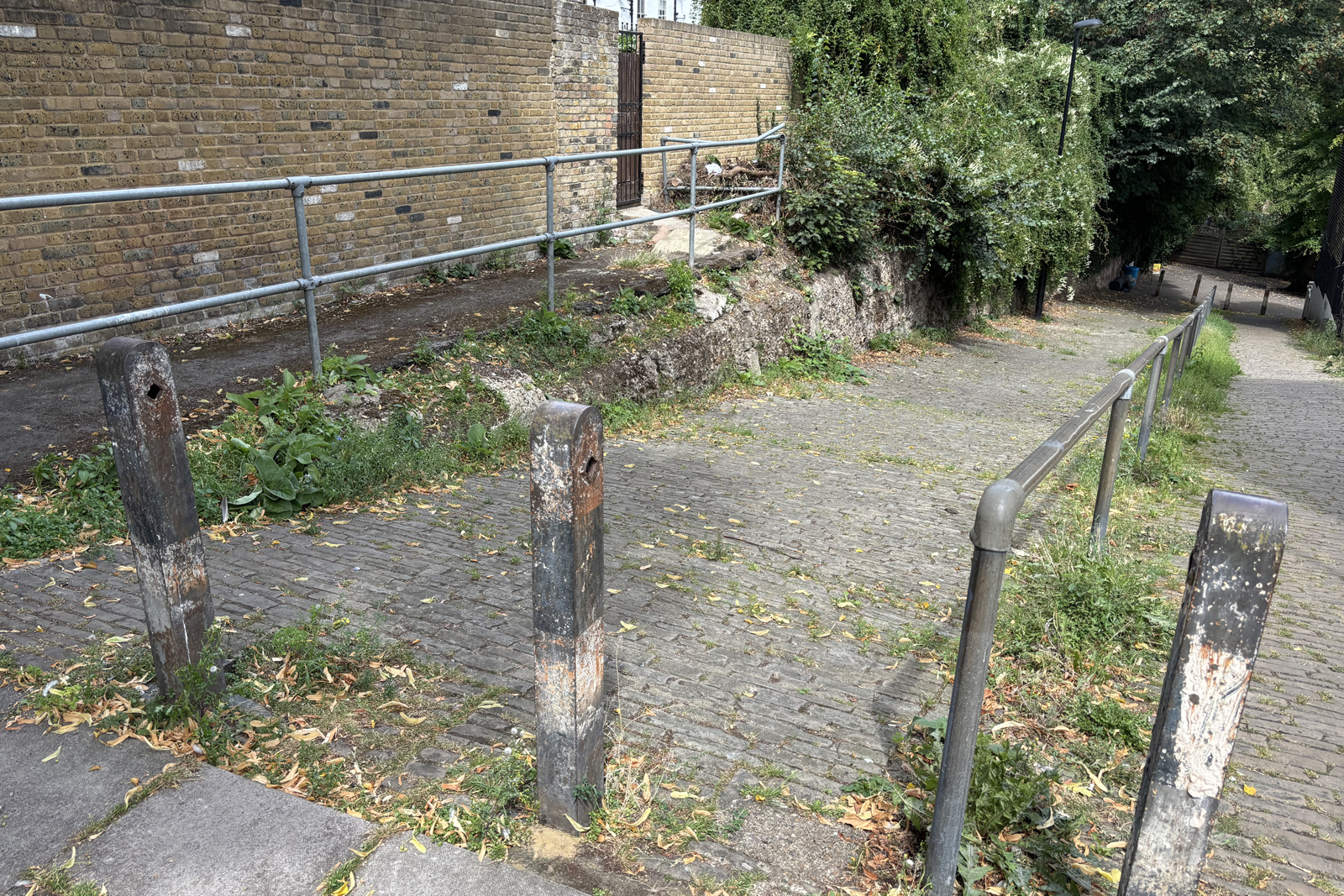 Whitepost lane in Lewisham, South London.