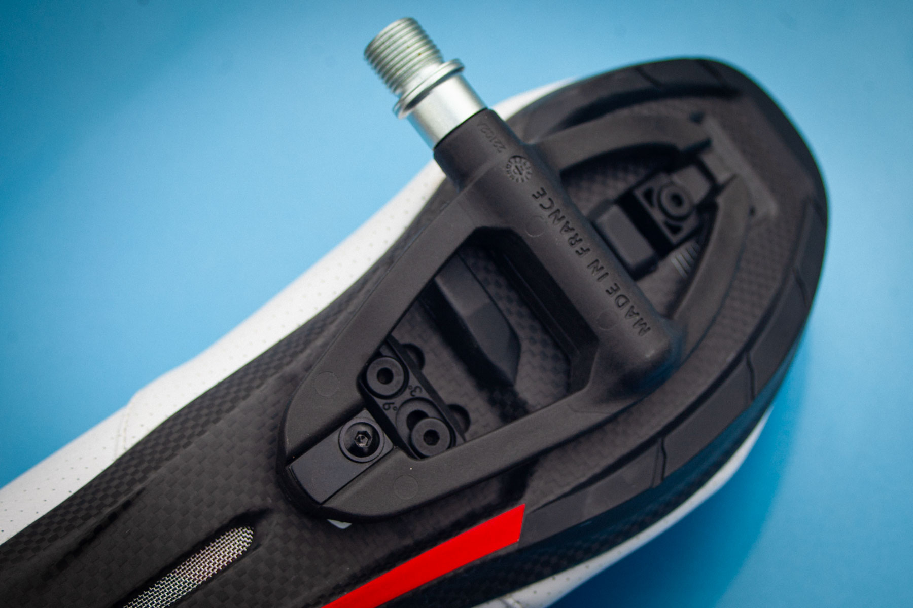 PW8 pedal clipped into Ekoi shoe