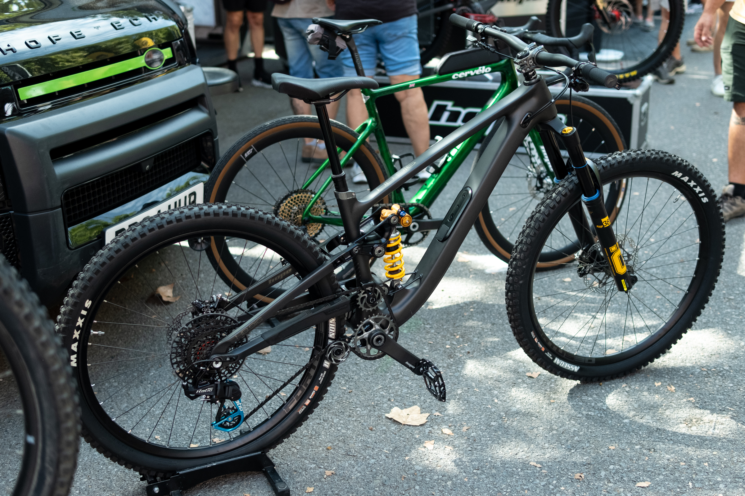Ratio Mech rear derailleur on Hope enduro bike